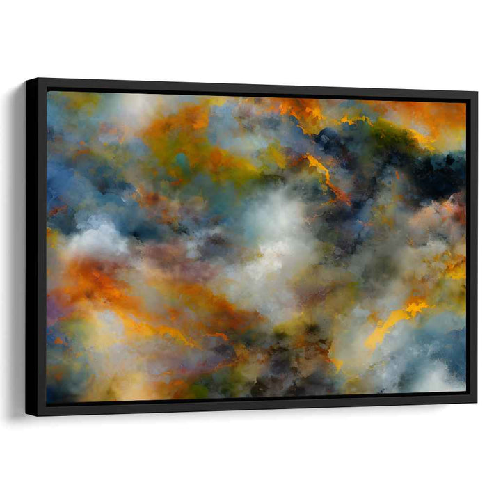 Ethereal Clouds: Abstract Sky Canvas Art Print