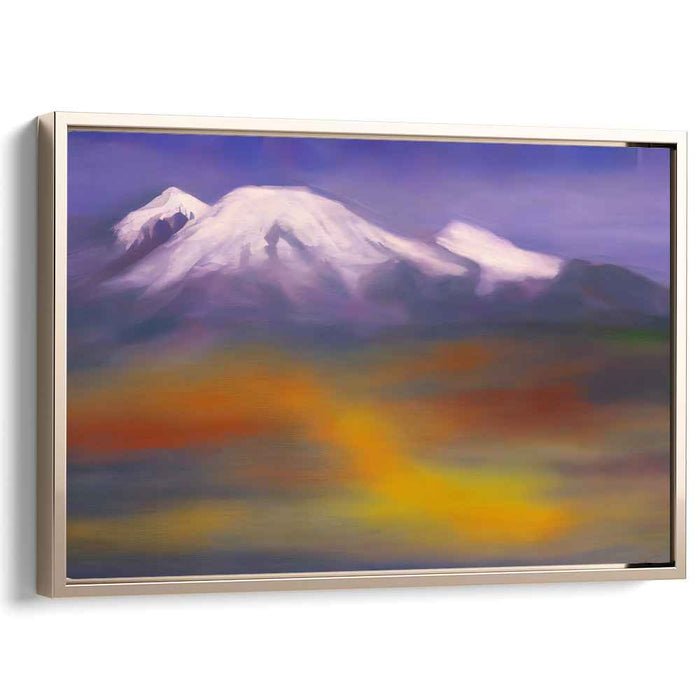 Abstract Mount Rainier #132