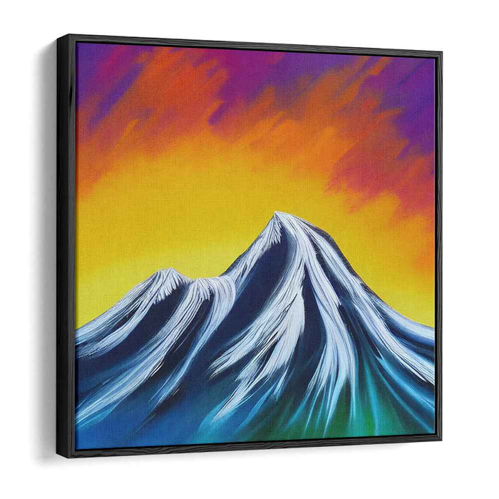 Colorful Dream Scenery: Expressionist Landscape Canvas Art