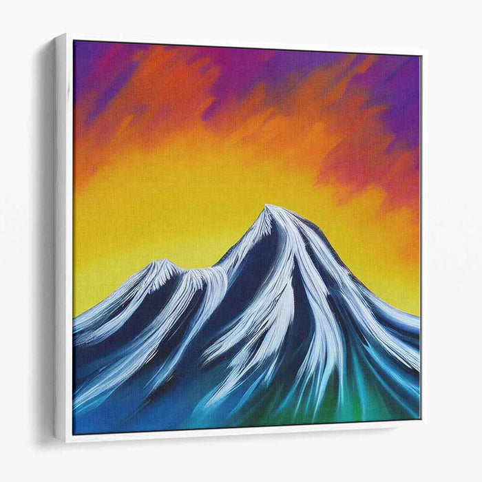 Colorful Dream Scenery: Expressionist Landscape Canvas Art