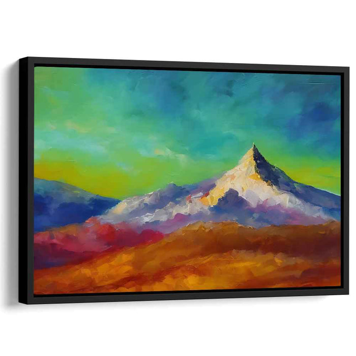 Landscape Tapestry Whispers: Vibrant Landscape Canvas Art Print