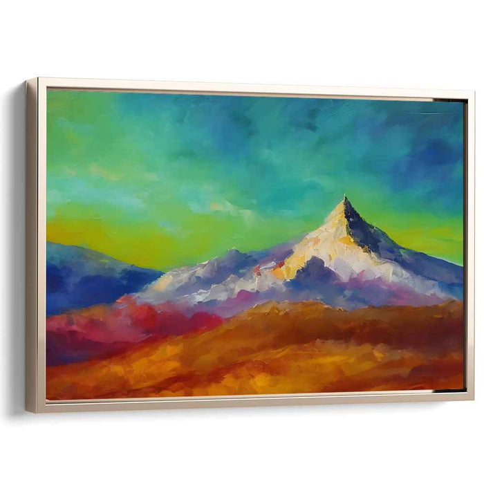 Landscape Tapestry Whispers: Vibrant Landscape Canvas Art Print