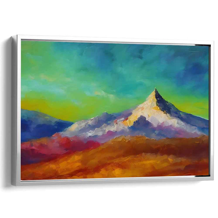 Landscape Tapestry Whispers: Vibrant Landscape Canvas Art Print