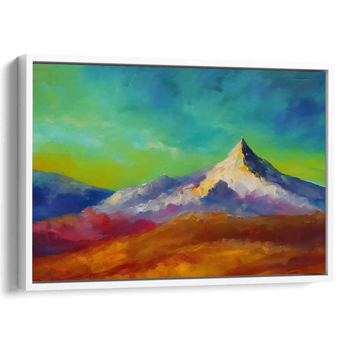 Landscape Tapestry Whispers: Vibrant Landscape Canvas Art Print