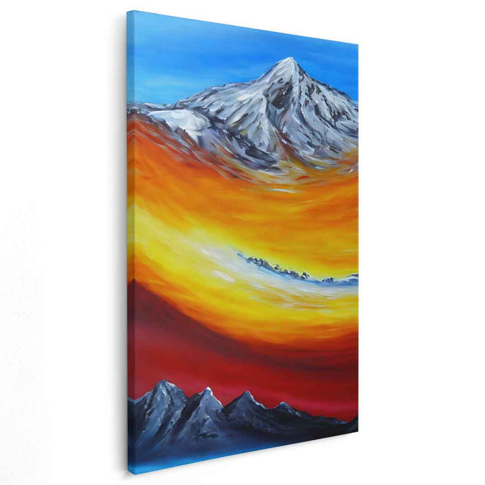 Enchanted Meadows: Vibrant Landscape Canvas Art