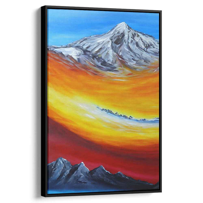 Enchanted Meadows: Vibrant Landscape Canvas Art