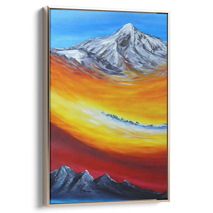 Enchanted Meadows: Vibrant Landscape Canvas Art