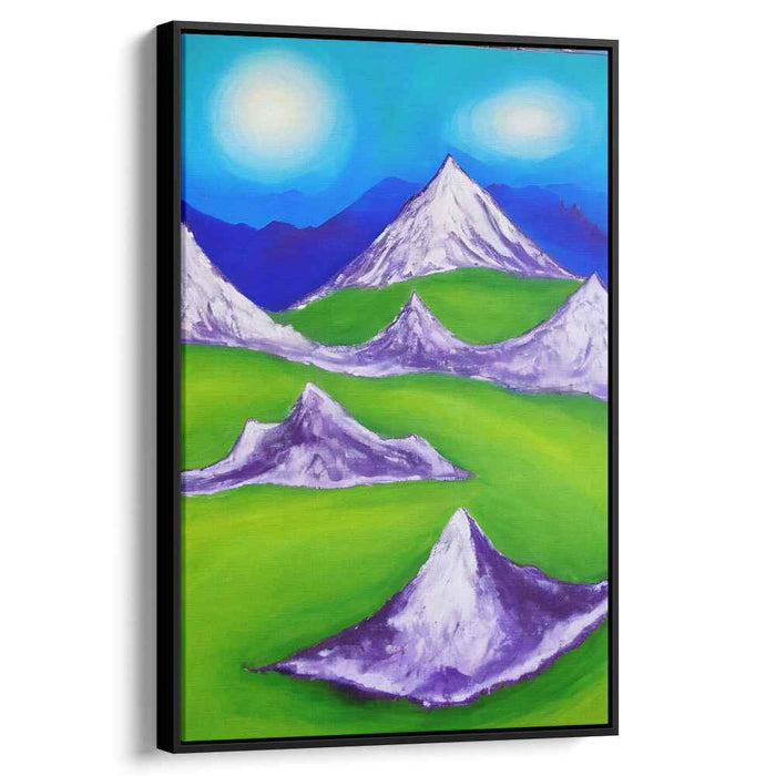 Whispering Shadows on Everest: Surreal Mountain Landscape Canvas Art
