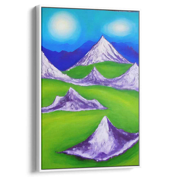 Whispering Shadows on Everest: Surreal Mountain Landscape Canvas Art