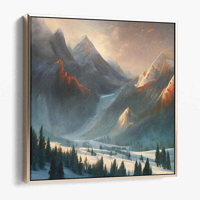 Abstract Mountain Landscape #026