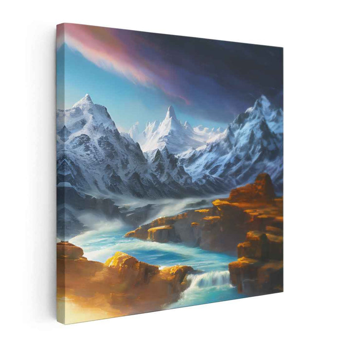 Abstract Mountain Landscape #035