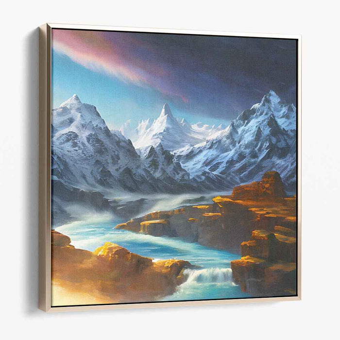 Abstract Mountain Landscape #035