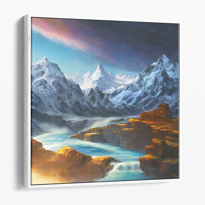 Abstract Mountain Landscape #035