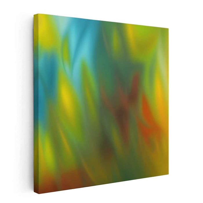 Dreamlike Waves: Color Field Abstract Canvas Art Print