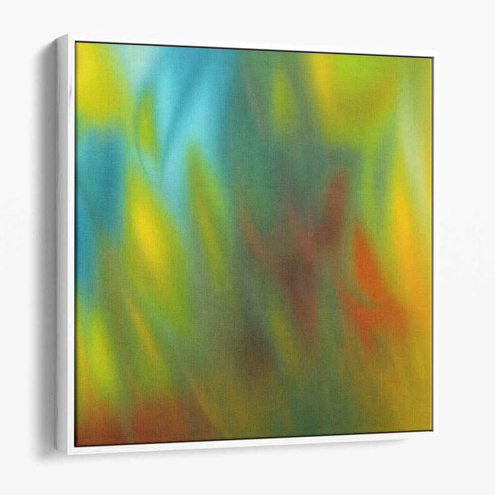 Dreamlike Waves: Color Field Abstract Canvas Art Print