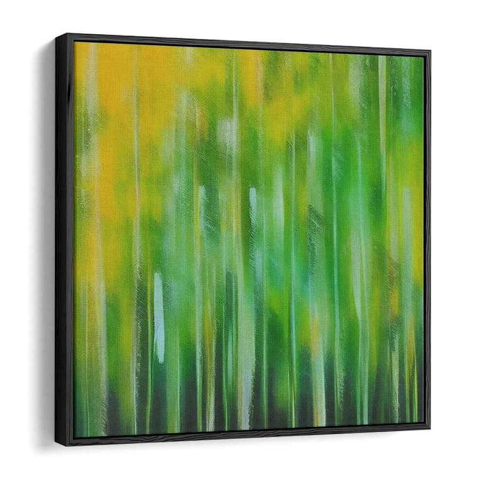 Abstract Grove Harmony: Abstract Forest Symphony Canvas Art