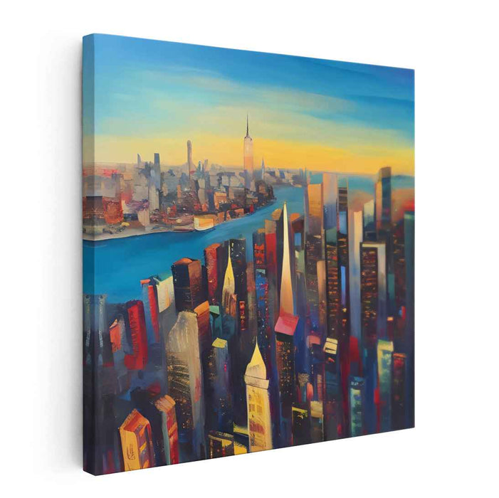 Abstract New York City Skyline #001