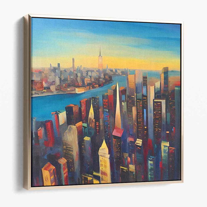 Abstract New York City Skyline #001