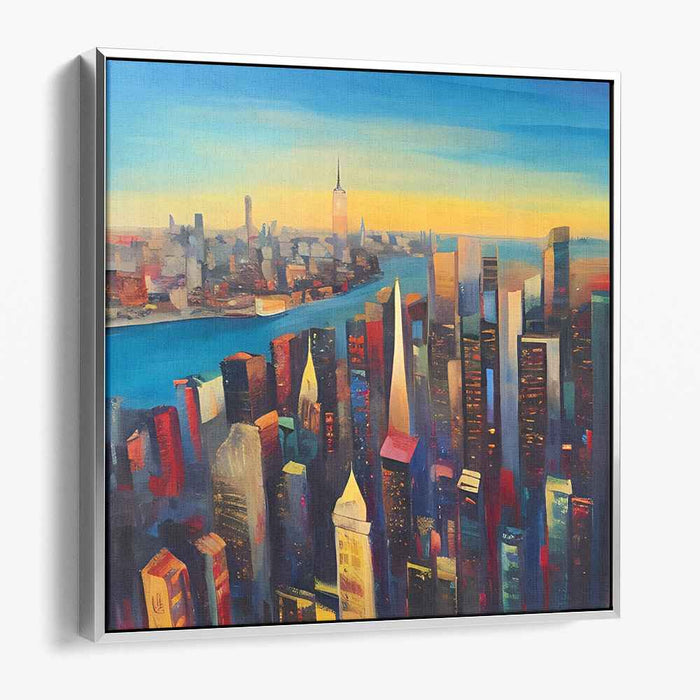 Abstract New York City Skyline #001