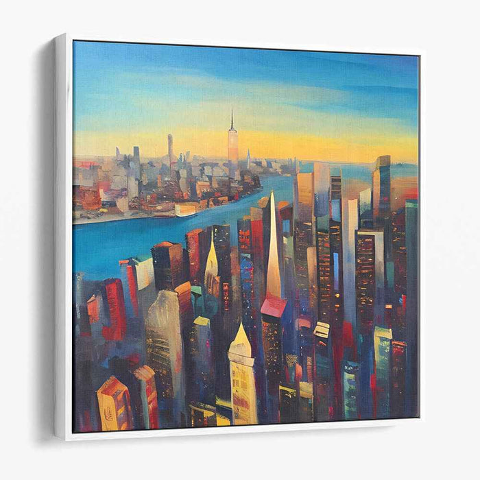 Abstract New York City Skyline #001