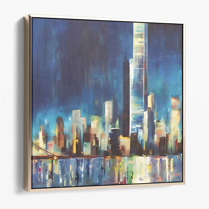 Abstract New York City Skyline #003