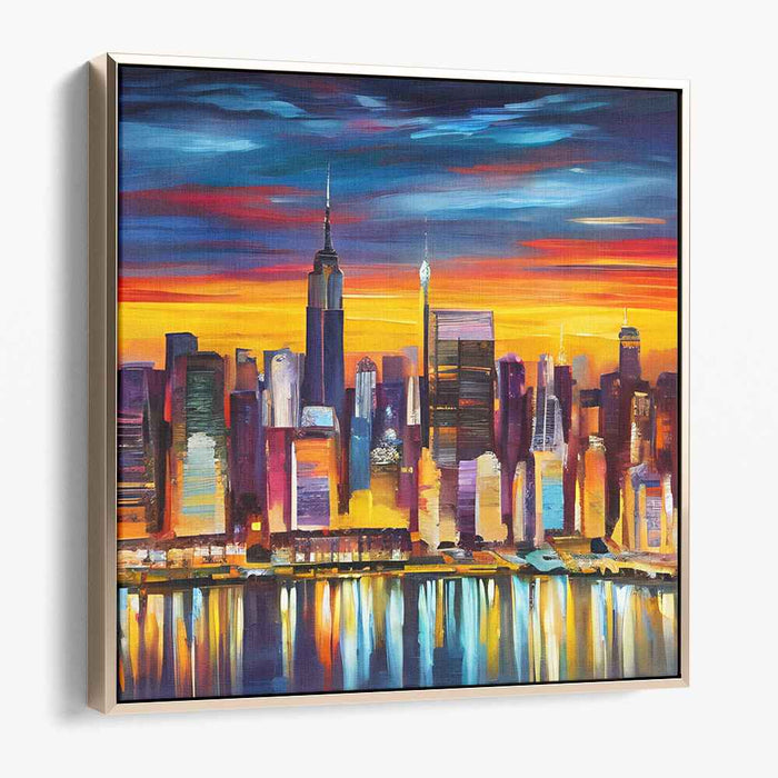 Abstract New York City Skyline #006