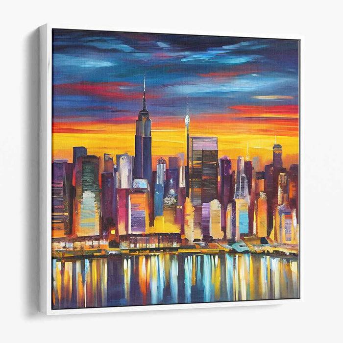 Abstract New York City Skyline #006