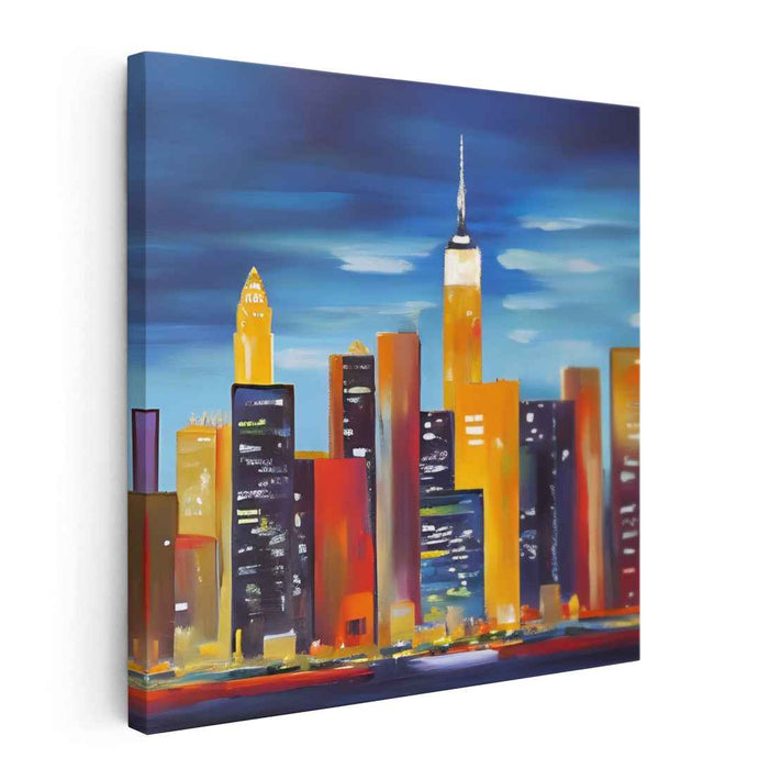 Abstract New York City Skyline #008