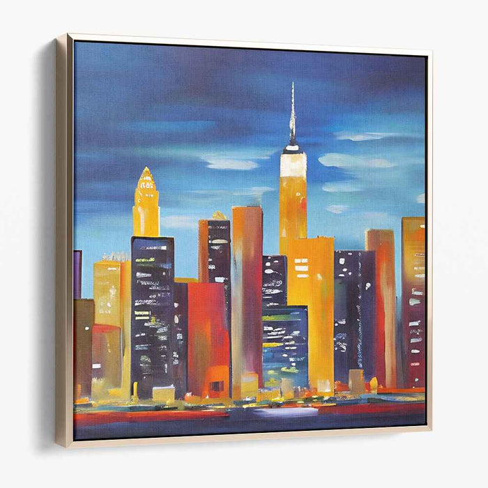 Abstract New York City Skyline #008