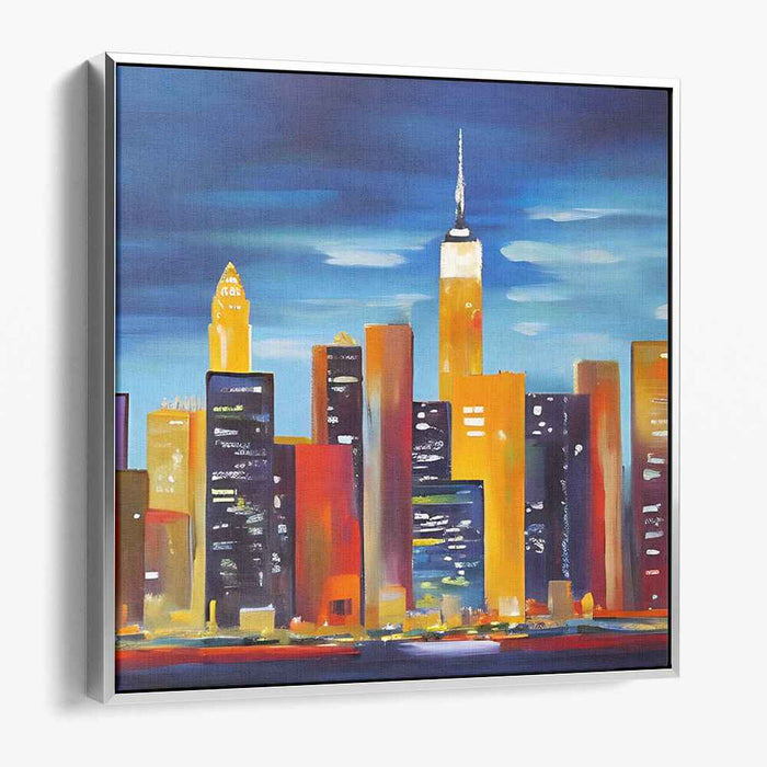 Abstract New York City Skyline #008