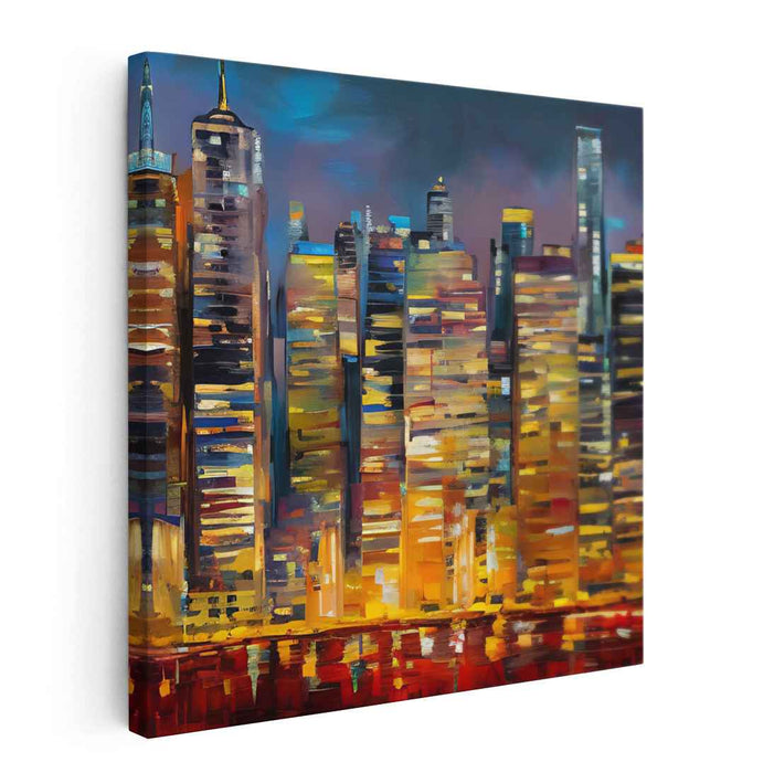 Abstract New York City Skyline #025