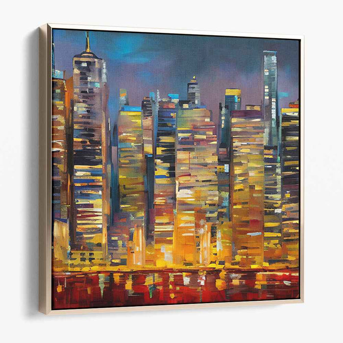 Abstract New York City Skyline #025