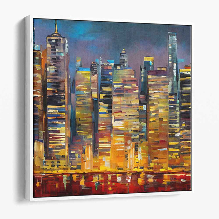 Abstract New York City Skyline #025