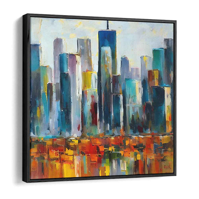 Abstract New York City Skyline #026