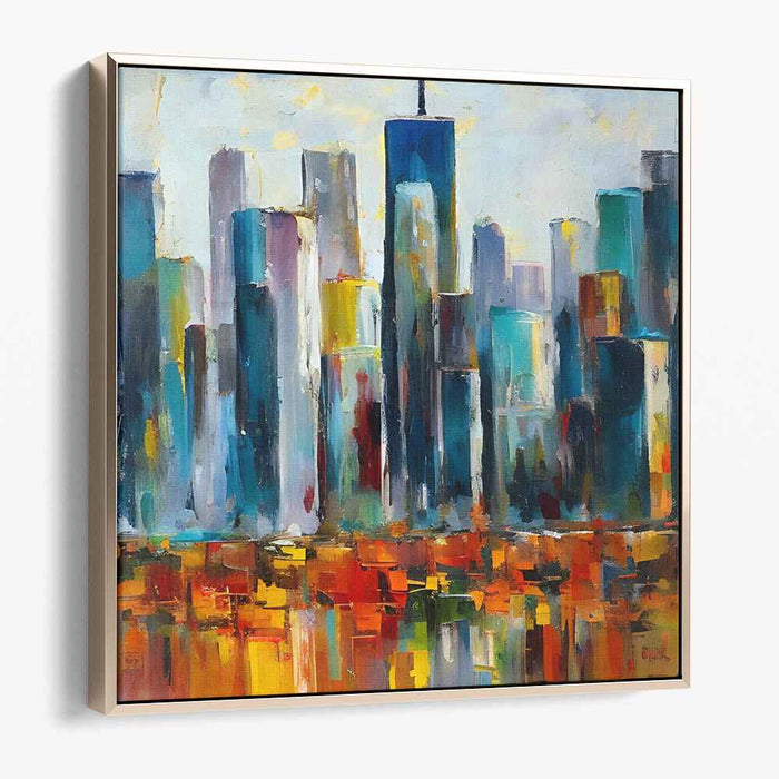 Abstract New York City Skyline #026