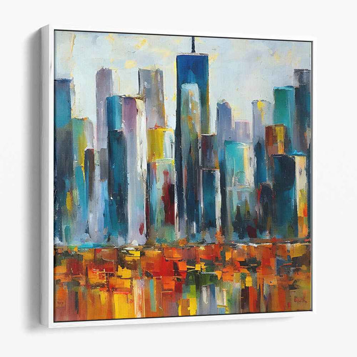 Abstract New York City Skyline #026