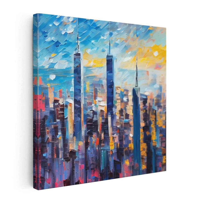 Abstract New York City Skyline #029