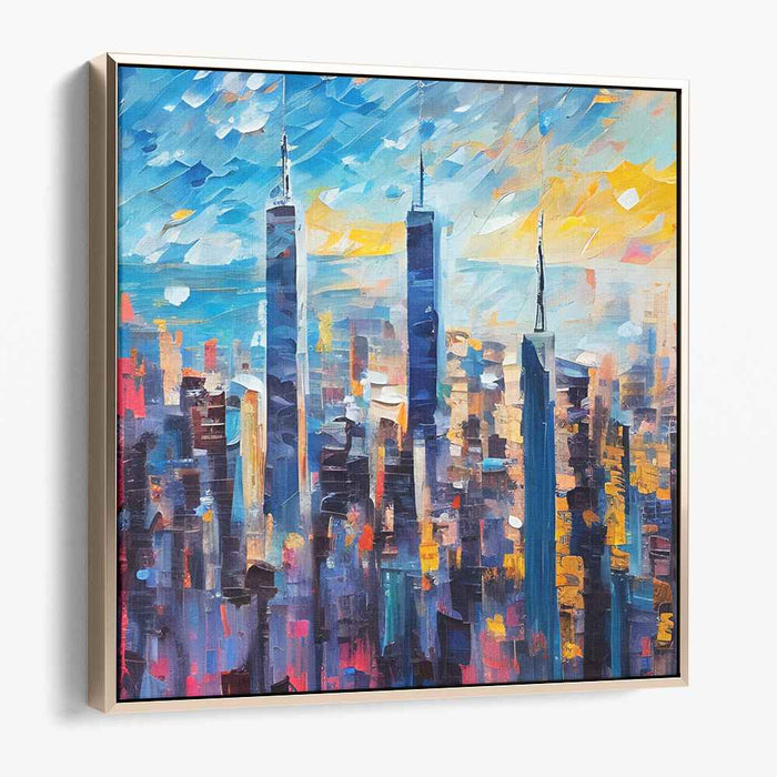 Abstract New York City Skyline #029