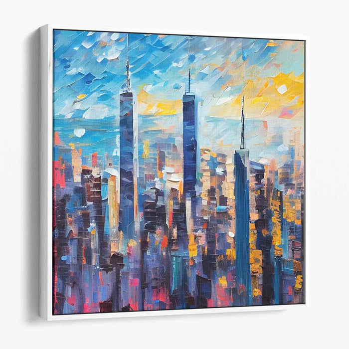 Abstract New York City Skyline #029