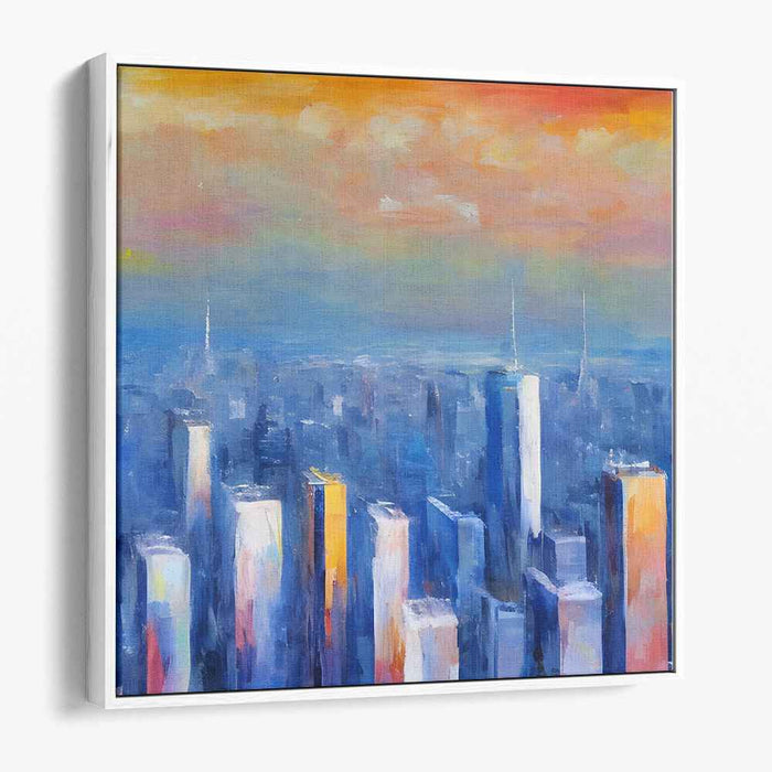 Abstract New York City Skyline #033