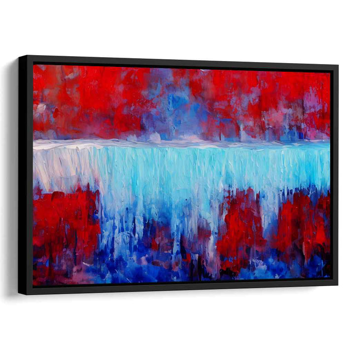 Colorful Dreamscape Expedition: A Vivid Abstract Journey Canvas Art