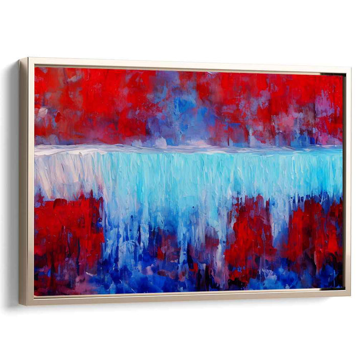 Colorful Dreamscape Expedition: A Vivid Abstract Journey Canvas Art