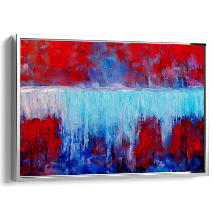 Colorful Dreamscape Expedition: A Vivid Abstract Journey Canvas Art