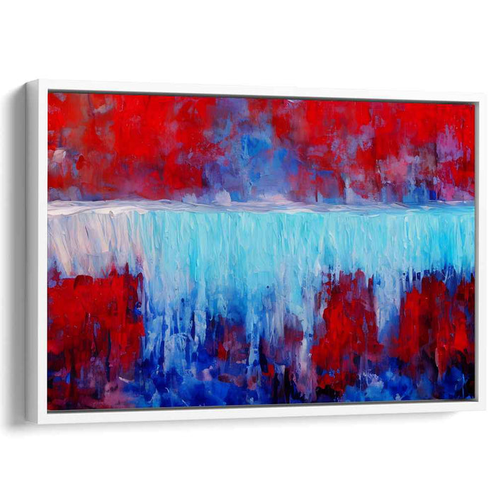 Colorful Dreamscape Expedition: A Vivid Abstract Journey Canvas Art