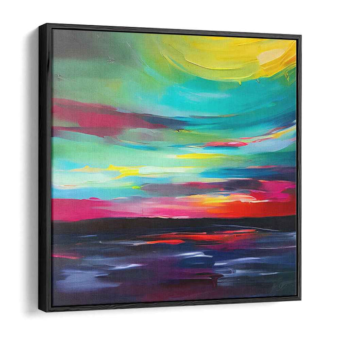 Spectral Imagination: A Vivid Abstract Exploration Canvas Art Print