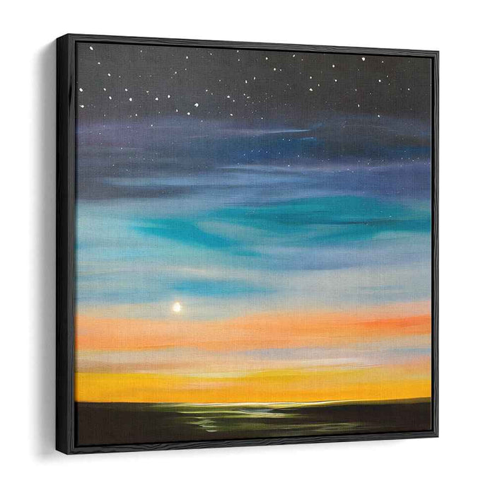 Day's End to Night's Arrival: Sunset to Starlight Canvas Art Print