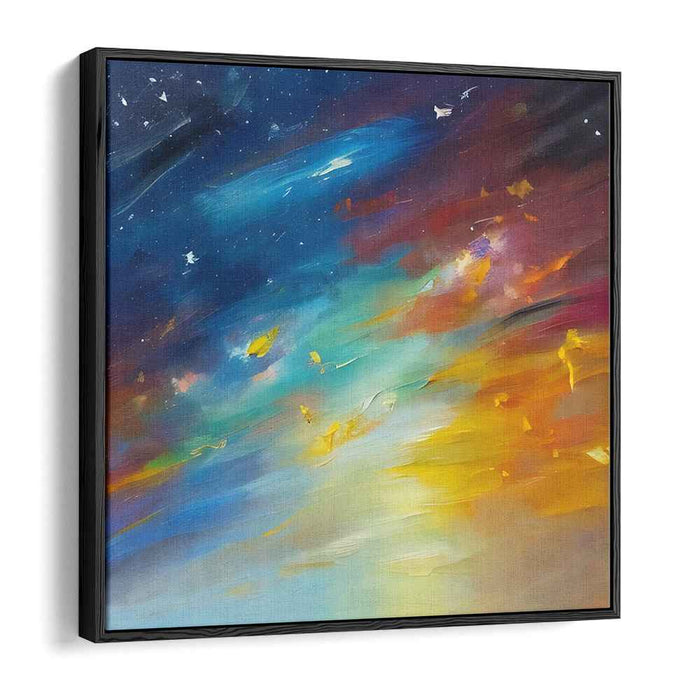 Chromatic Luminescence Dance: Vivid Abstract Exploration of Color and Light Canvas Art