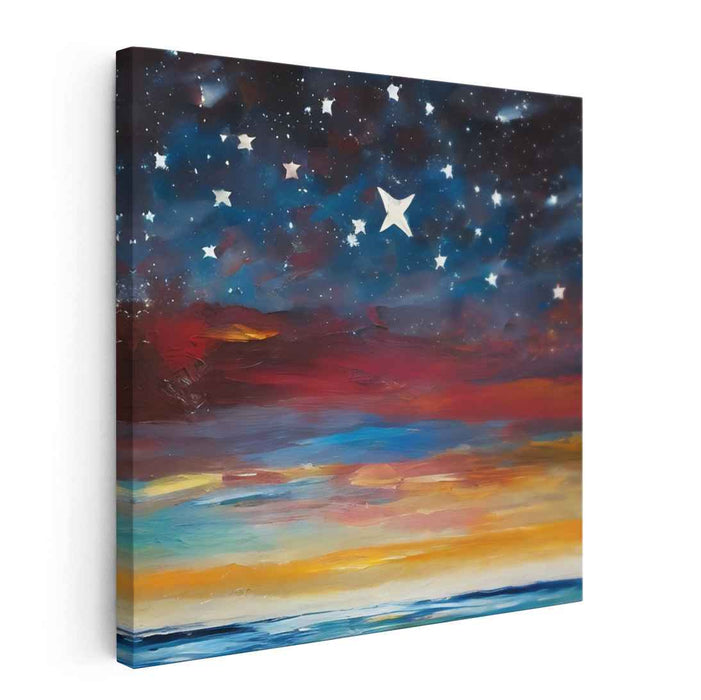 Celestial Orchestration: A Cosmic Symphony Canvas Art