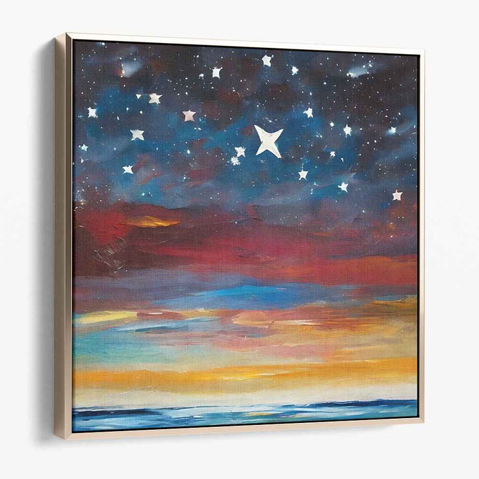 Celestial Orchestration: A Cosmic Symphony Canvas Art
