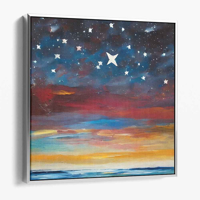 Celestial Orchestration: A Cosmic Symphony Canvas Art